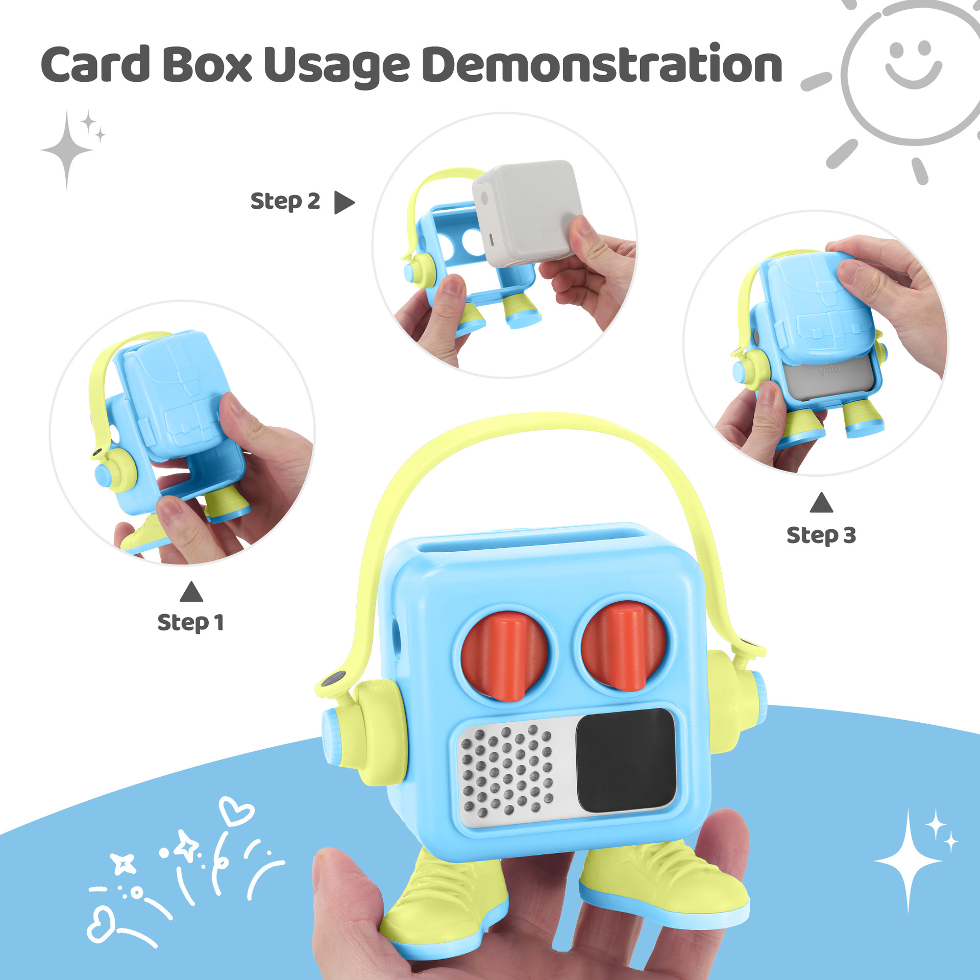 Suitable for Yoto Story Music Card Music Player Storage Card Desktop Rack Wooden Kidsren's Rack Ornaments