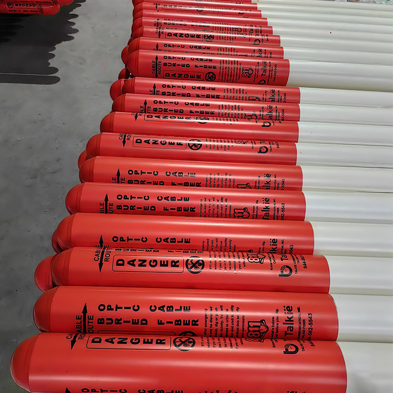 Cylindrical Warning Pile Pvc Warning Pile Reservoir Water Source Protection Boundary Pile 10*10 Round Warning Pile