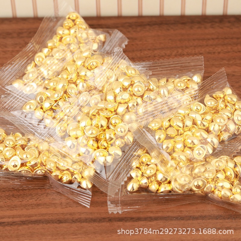 Fortune-Attracting Realistic Solid Sand Gold Small Ingot Gold Bar Gold Seed Ornament Mini Ingot Living Room Office Gift