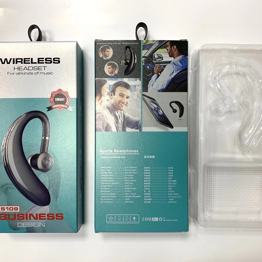 Spot box color box 163 wireless Bluetooth headset 165 sports headset S109 gift Bluetooth headset box