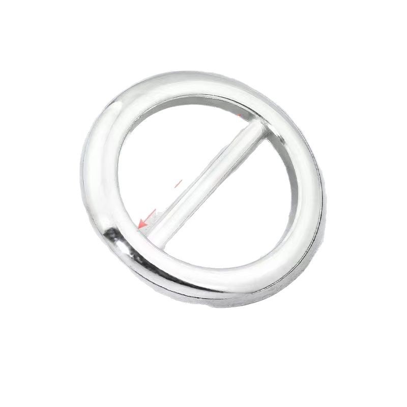 Metal Coat Corner Buckle Knot Buckle Silk Scarf Button Belt Adjusting Three Buckle Shirt T-shirt Hem Fixed Decorative Buckle