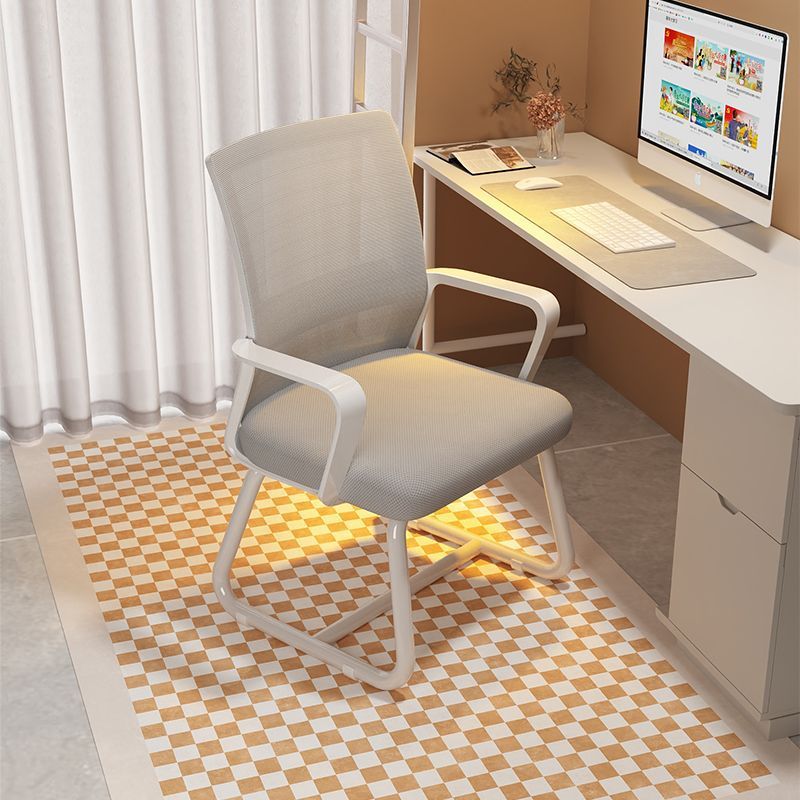 Comfortable Chair for Long Sitting, Suitable for Studying, Home Use, Bow-Shaped Dormitory Chair, Reception Chair, Desk Chair, Office Chair, Computer Chair