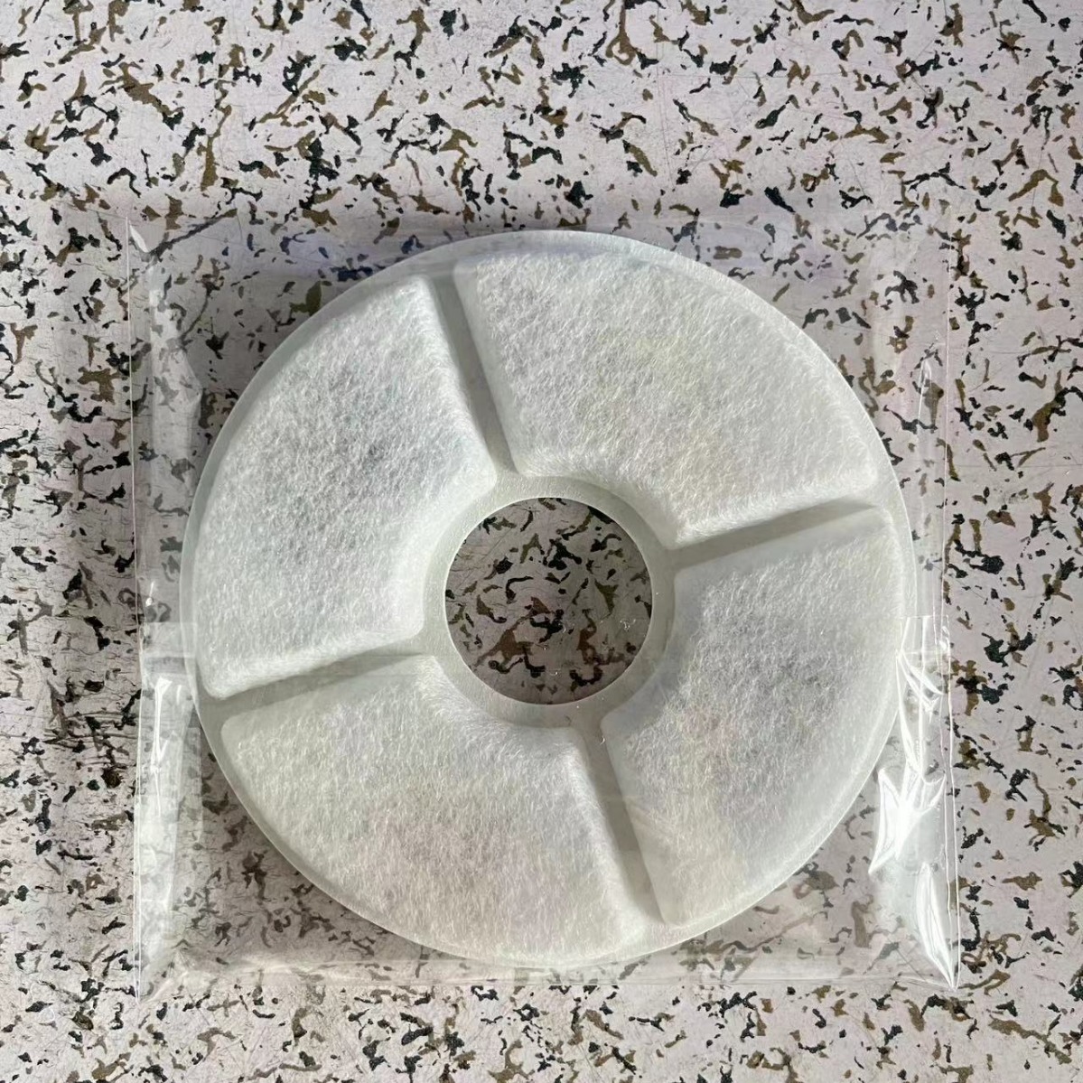 Spot Pet Cat and Dog Water Dispenser Filter Element Coconut Shell Activated Carbon Food Grade Resin Filter Cotton Round Filter Element