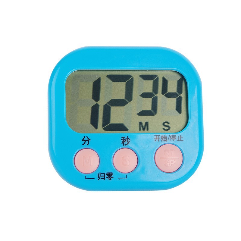Timer Reminder Student Electronic Alarm Clock Stopwatch Clock Time Management Large Screen Display Kitchen Timer
