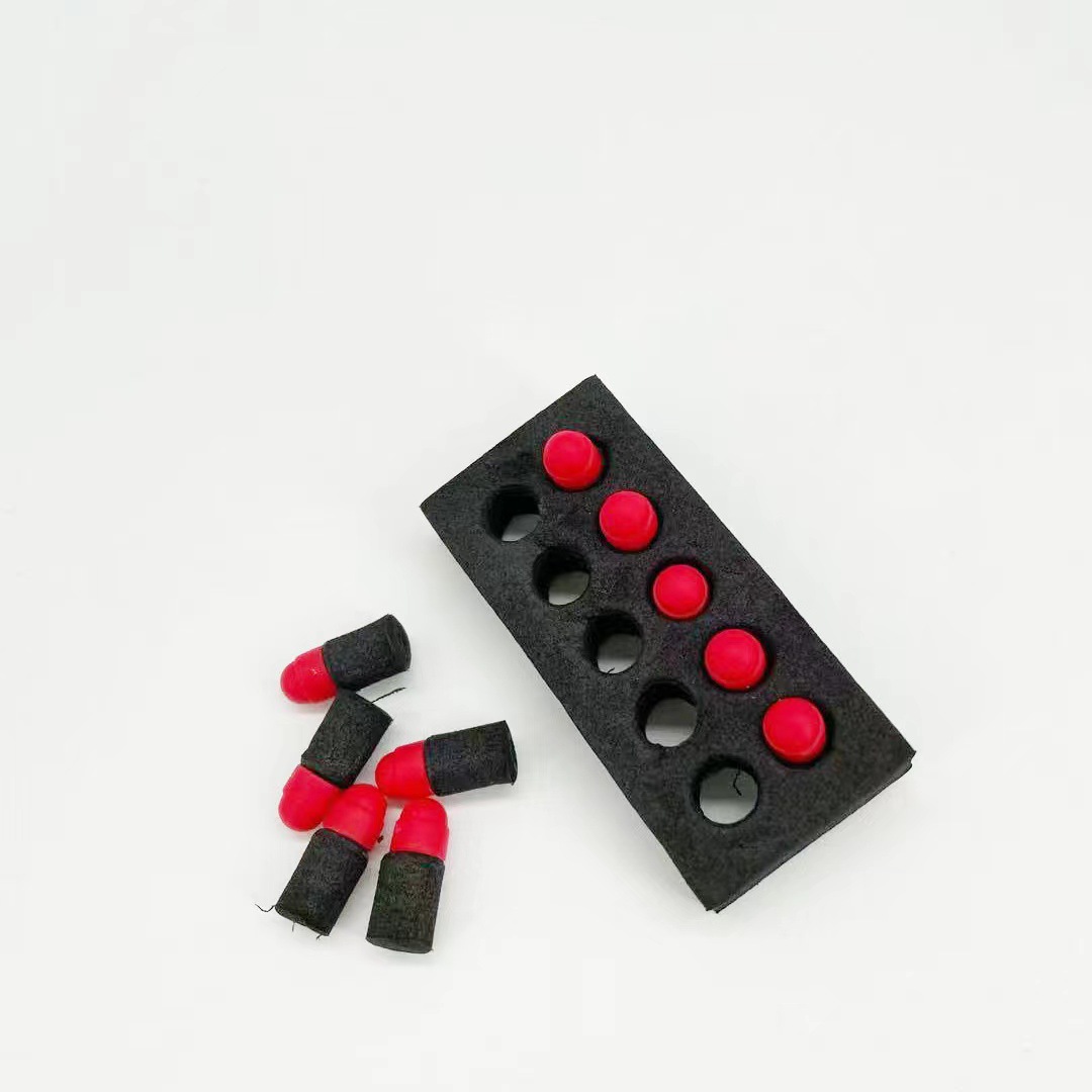 Glock soft eva bullet soft rubber shell Soft Bullet Gun ten bullet accessories bullet EVA sponge soft bullet accessories