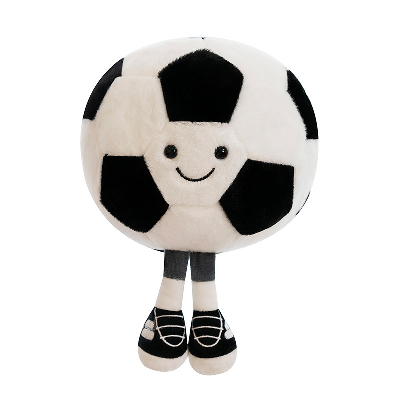 Cross-border new football doll plush toy pillow basketball doll ornaments holiday gift throw doll wholesale