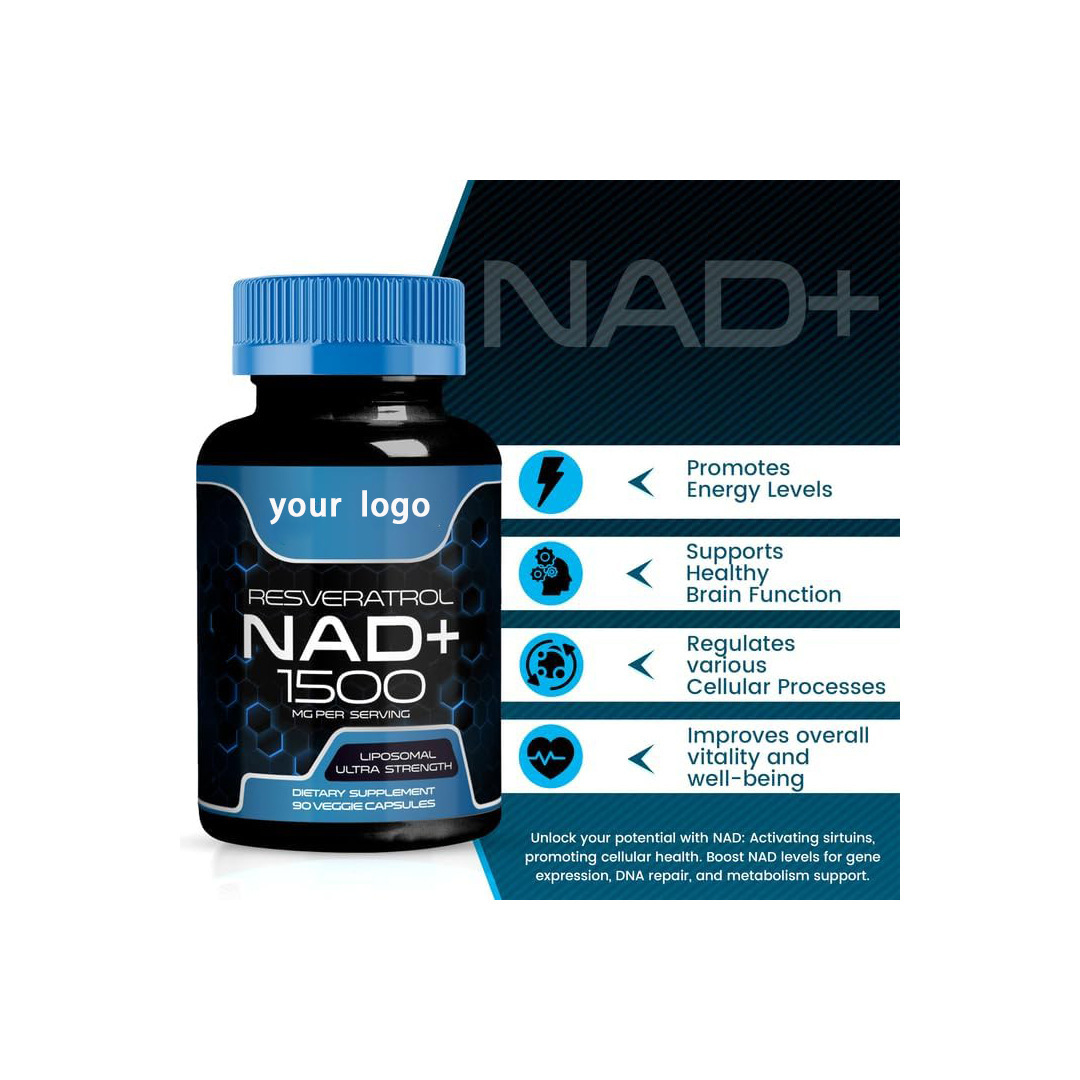 Cross-border Amazon TK explosive NAD nicotinamide capsules NAD capsules source manufacturers can set OEM