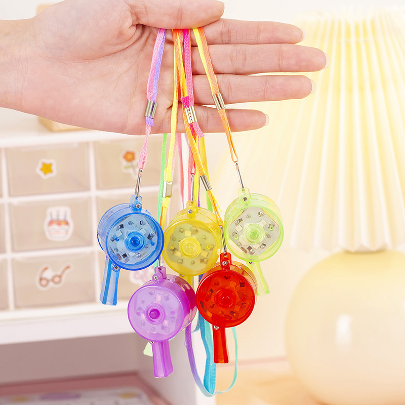 Children's Luminous Whistle, Cheering Flash Whistle, Bar Party Atmosphere Supplies, Luminous Whistle Light Toys Wholesale