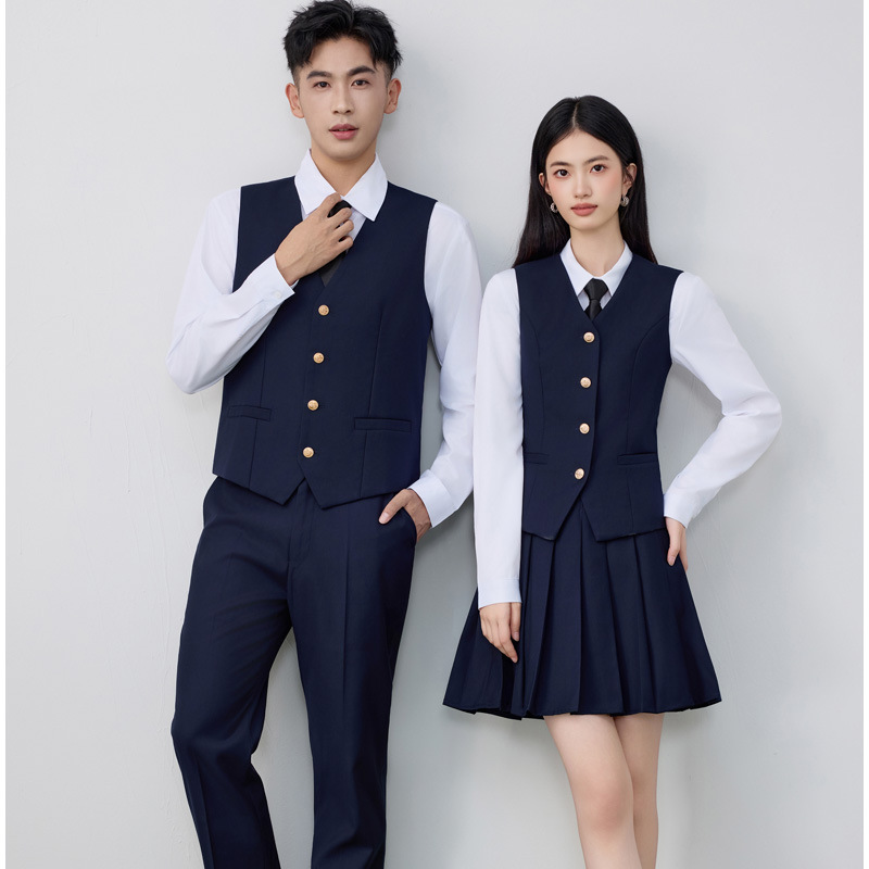Серое платье-жилет для женщин, формальная одежда, новая весна и осень 2025, школьная форма, стиль прэппи, униформа, мужской и женский жилетный костюм