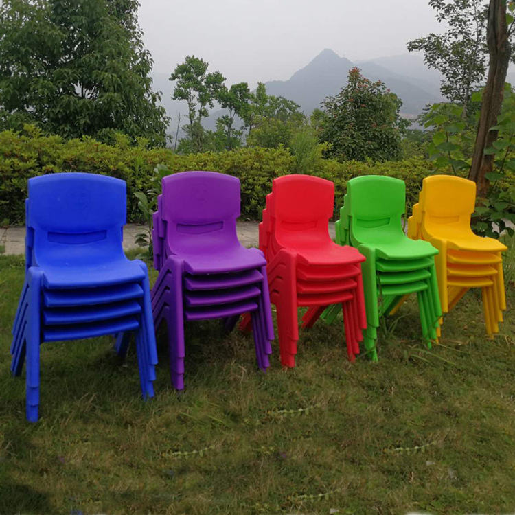 Kindergarten chairs children's plastic back chairs thickened student training courses desks and chairs children's stools manufacturers wholesale