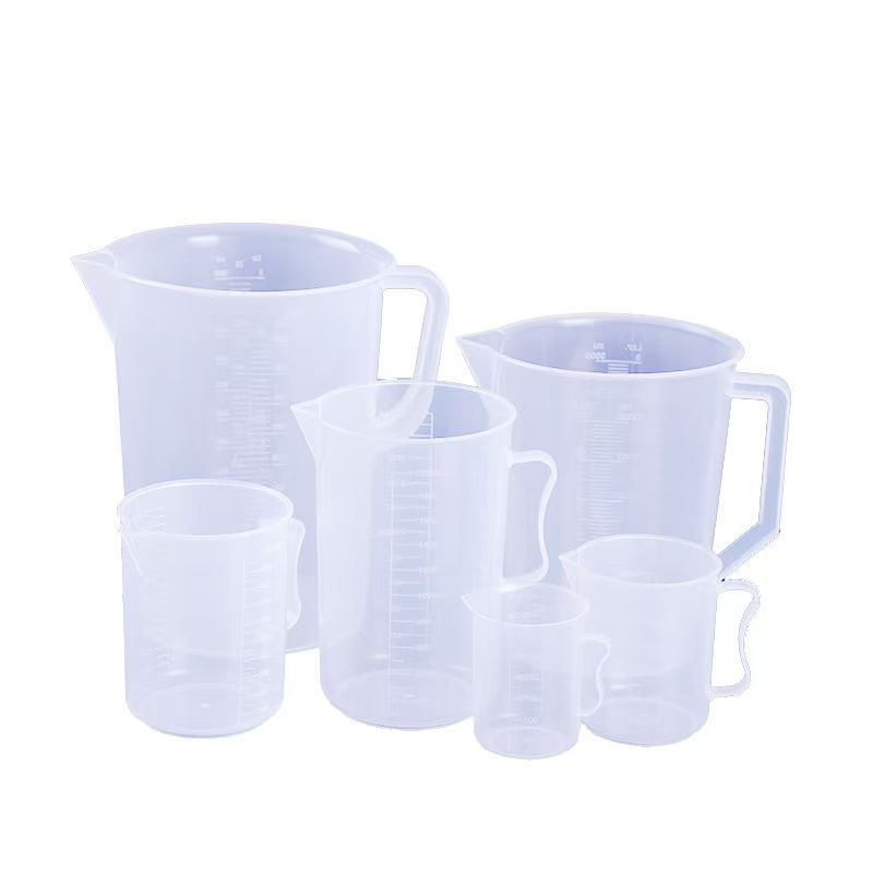 Plastic Measuring Cup Baking Milk Tea Special Tools Food Grade Household Plastic Scale Cup Commercial Measuring Cup Large Capacity