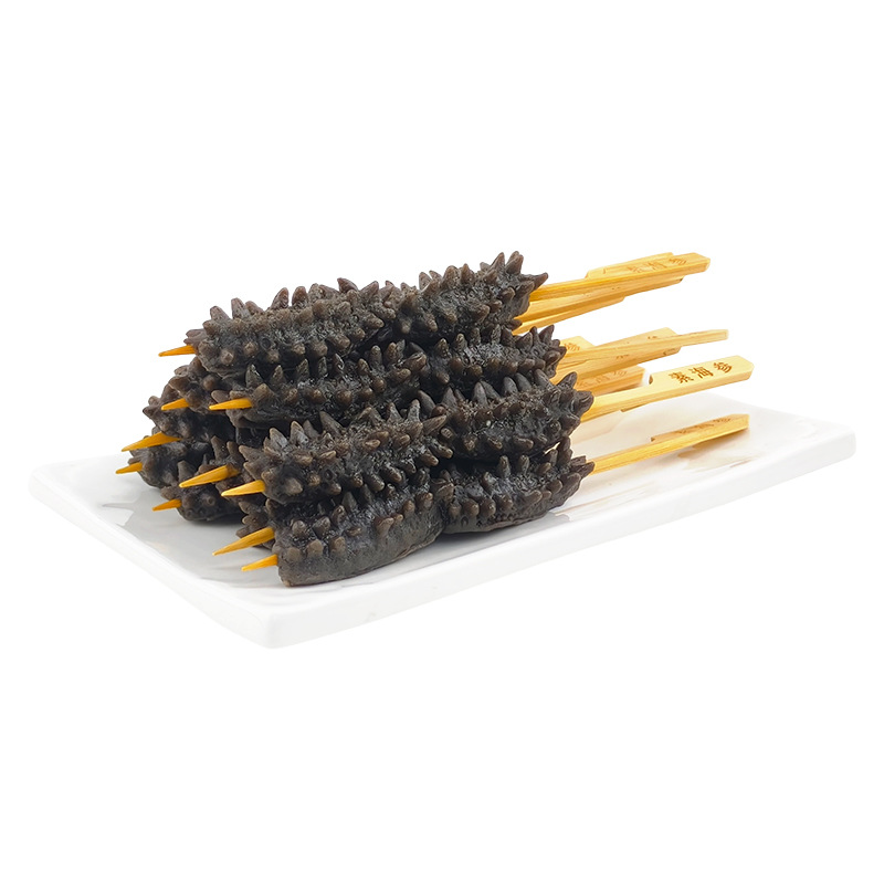 Customized Konjac Vegetarian Sea Cucumber Black Sea Cucumber Frozen Food Commercial Wholesale Whole Box Vegetarian Sea Cucumber Buddhist Vegetarian Skewers