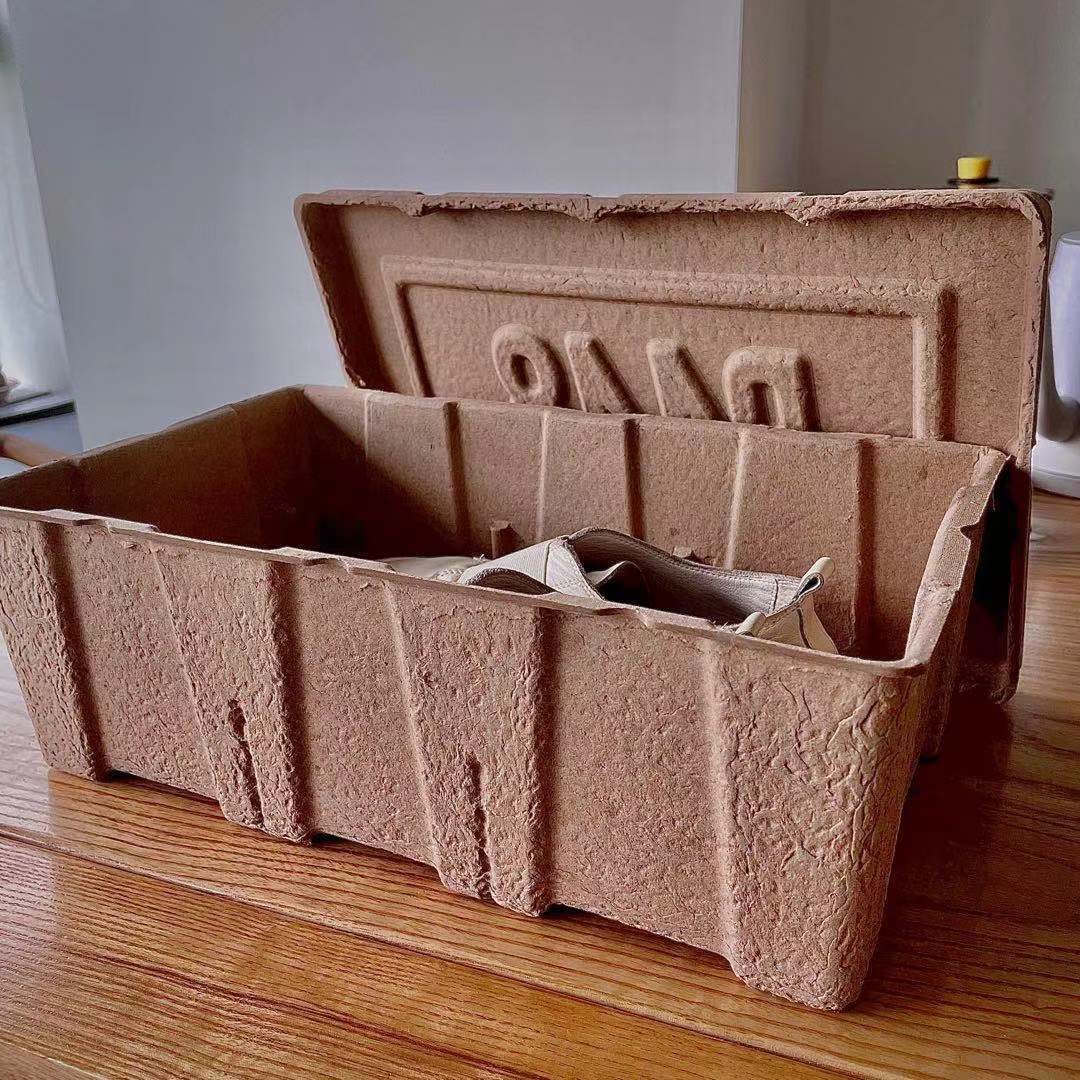 Chongqing Manufacturer Customized Pulp Molded Packaging Box Biodegradable Carton Paper Tray Large Quantity and Excellent Price