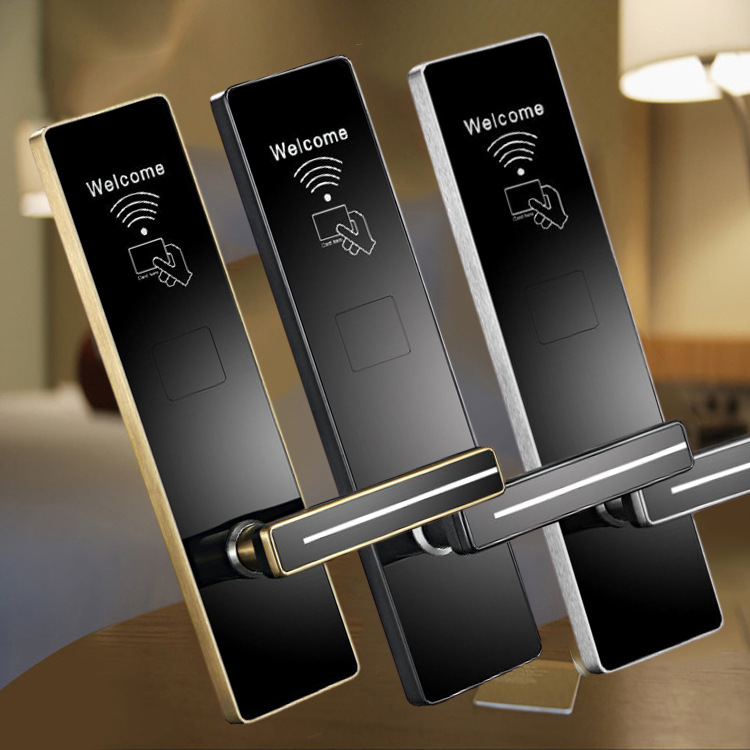 Hotel credit card lock magnetic card induction lock apartment rental homestay intelligent electronic door lock ic card hotel lock manufacturers