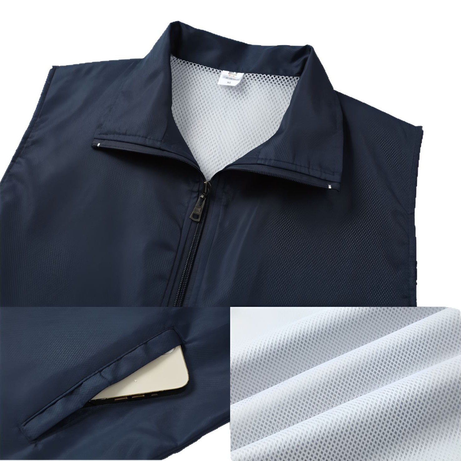 Vest Custom Volunteer Work Clothes Printed with Logo Charity Volunteer Party Member Red Supermarket Reflective Advertising Vest