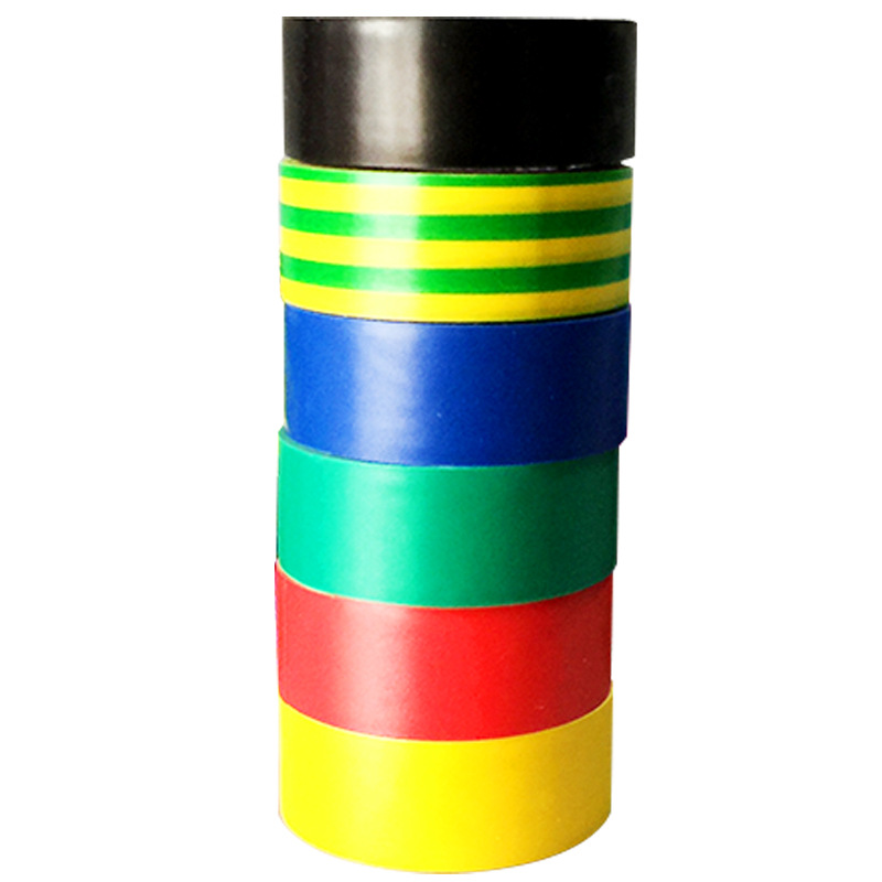 Electrical insulation tape color small coil wire harness home decoration black pvc waterproof tape factory in stock wholesale