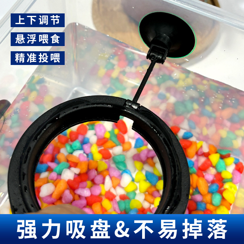 Fish Tank Feeding Ring Feeding Feeder Feeding Ring for Feeding Fish Buoyancy Feeder Feeding Fish Food Square