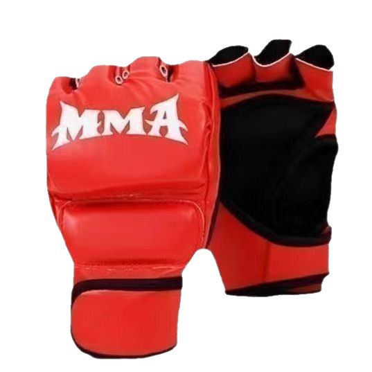 Adult Children's MMA Half Finger Boxing Gloves Thickened Sanda Fitness Sandbag Fighting Fighting Finger Leakage Knuckles