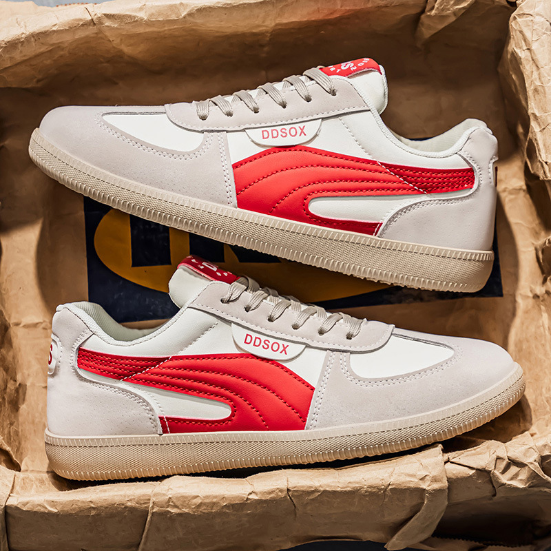 Men's Shoes Autumn Lightweight Non-Slip Soft Sole Forrest Gump Trendy Shoes Men's Trendy Brand Retro Versatile Sports Casual White Sneakers