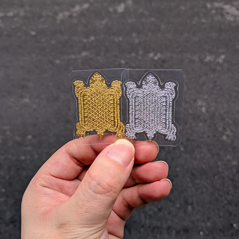 Thailand Buddha Brand Rice Turtle with Plastic Square Azam Male Mini Luca Turtle Turtle Handpiece Mobile Phone Sticker Card