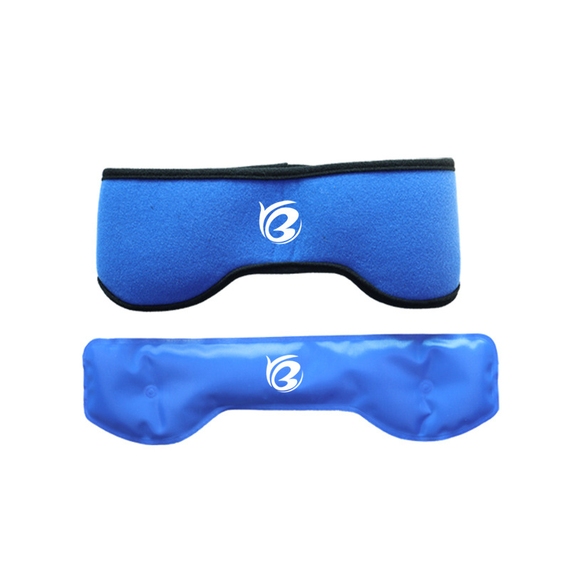 Amazon hot sale cooling soft gel ice bag cold therapy headache cold and hot compress sports ice bag physical cooling headband