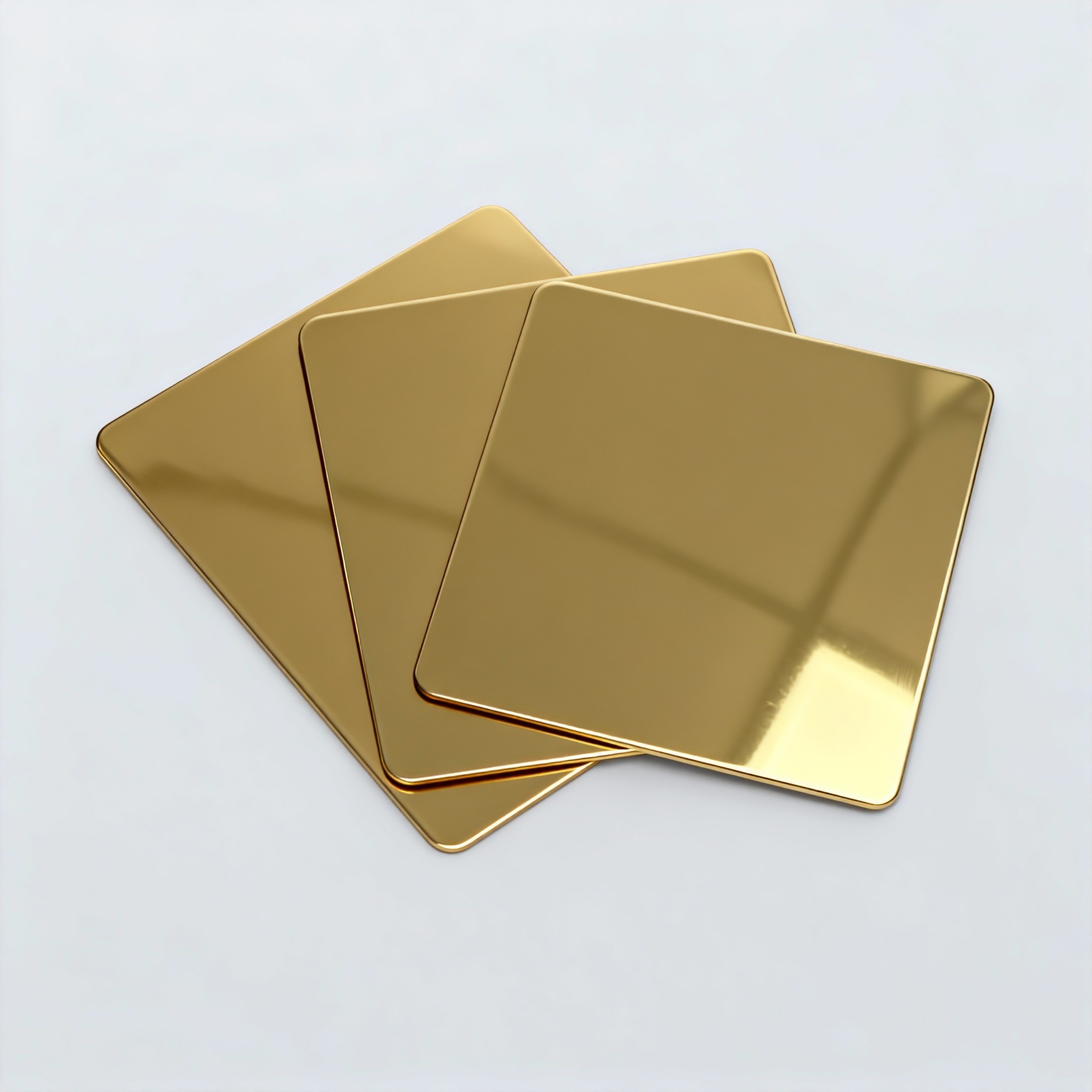 304 201 Stainless Steel Mirror Vacuum Coating Yellow Titanium Plate