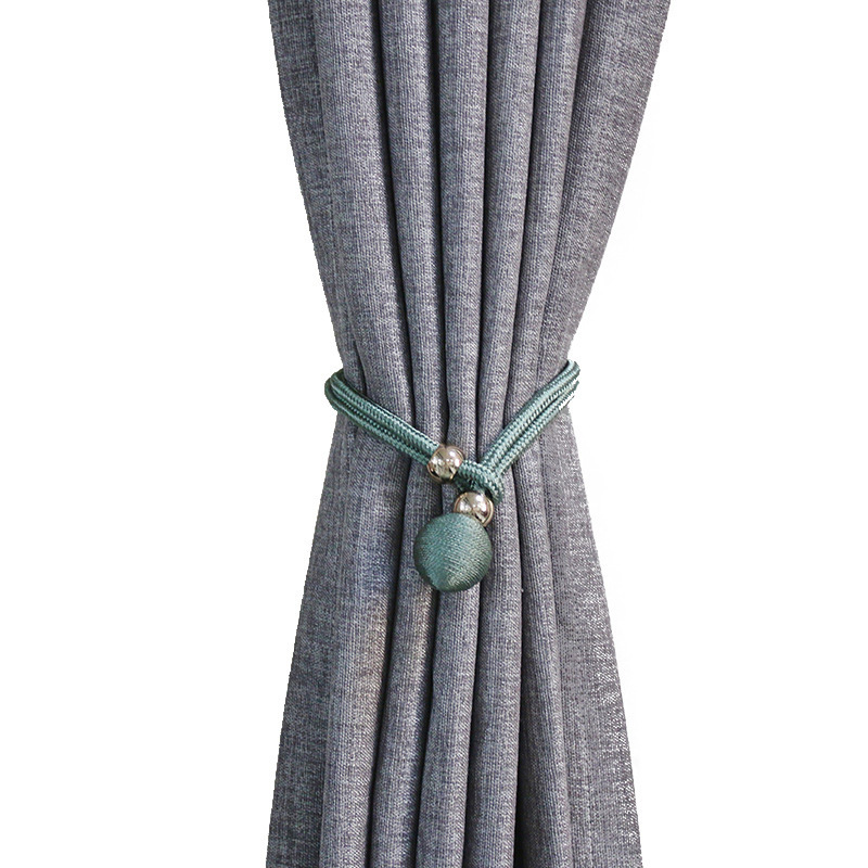 In stock wholesale simple style curtain strap woven portable pull-out adjustable size curtain buckle