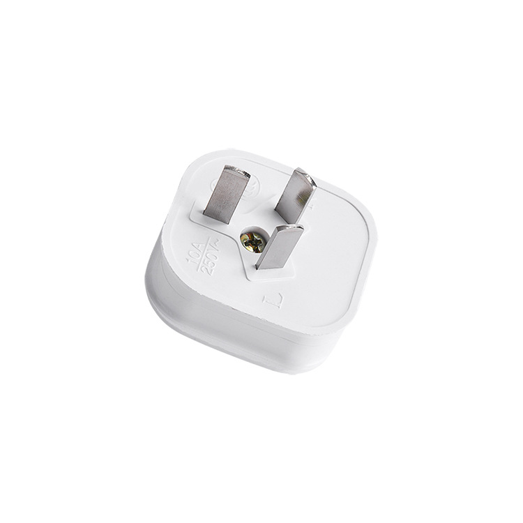 led industrial household three-pin power conversion plug global single-phase grounded three-stage power plug