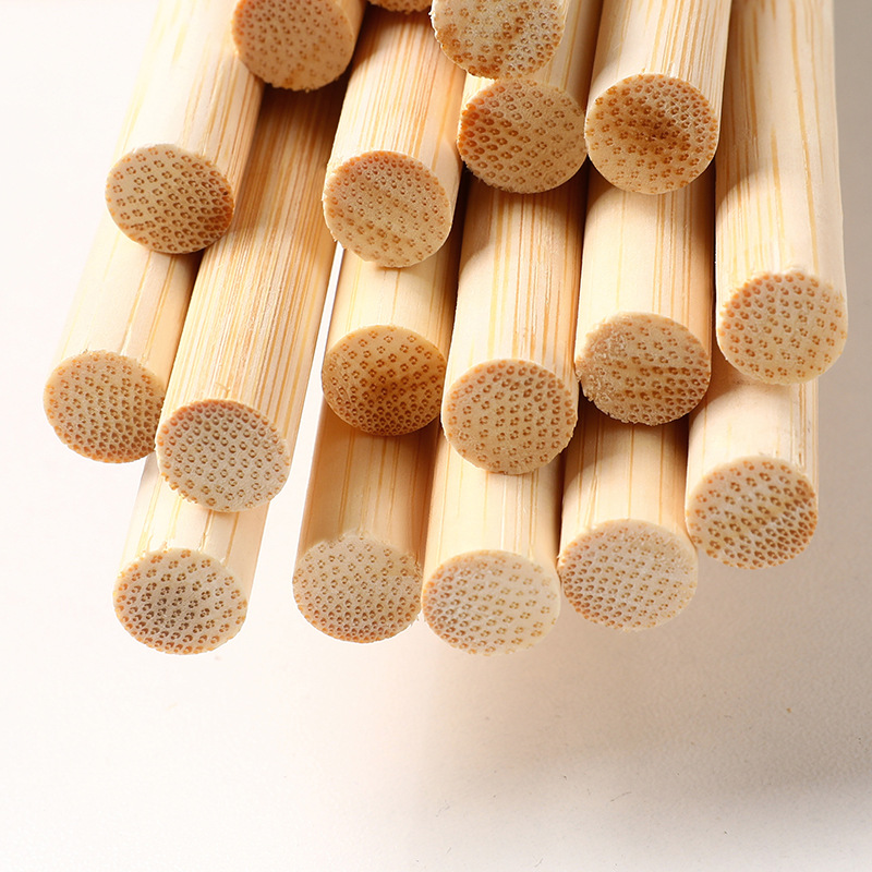 4mm Flat-Head Bamboo Sticks, Thin Wooden Sticks, Round Bamboo Sticks, Cotton Candy Sticks, Small Flagpoles, DIY Materials, Coffee Stirring Sticks