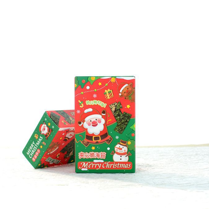 Christmas Gift Gift Candy Limited Gift Box Souvenir Small Steamed Bun Sandwich Crispy Seaweed Chocolate Jelly