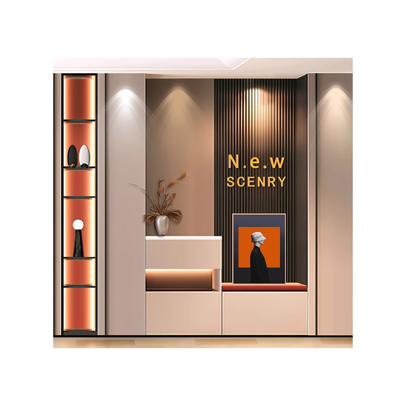 2025 Accessible Luxury Live Broadcast Room Background Wall Cloth 3D Stereo Wall Cloth High-End Internet Celebrity Live Broadcast Room Scene Layout Classy
