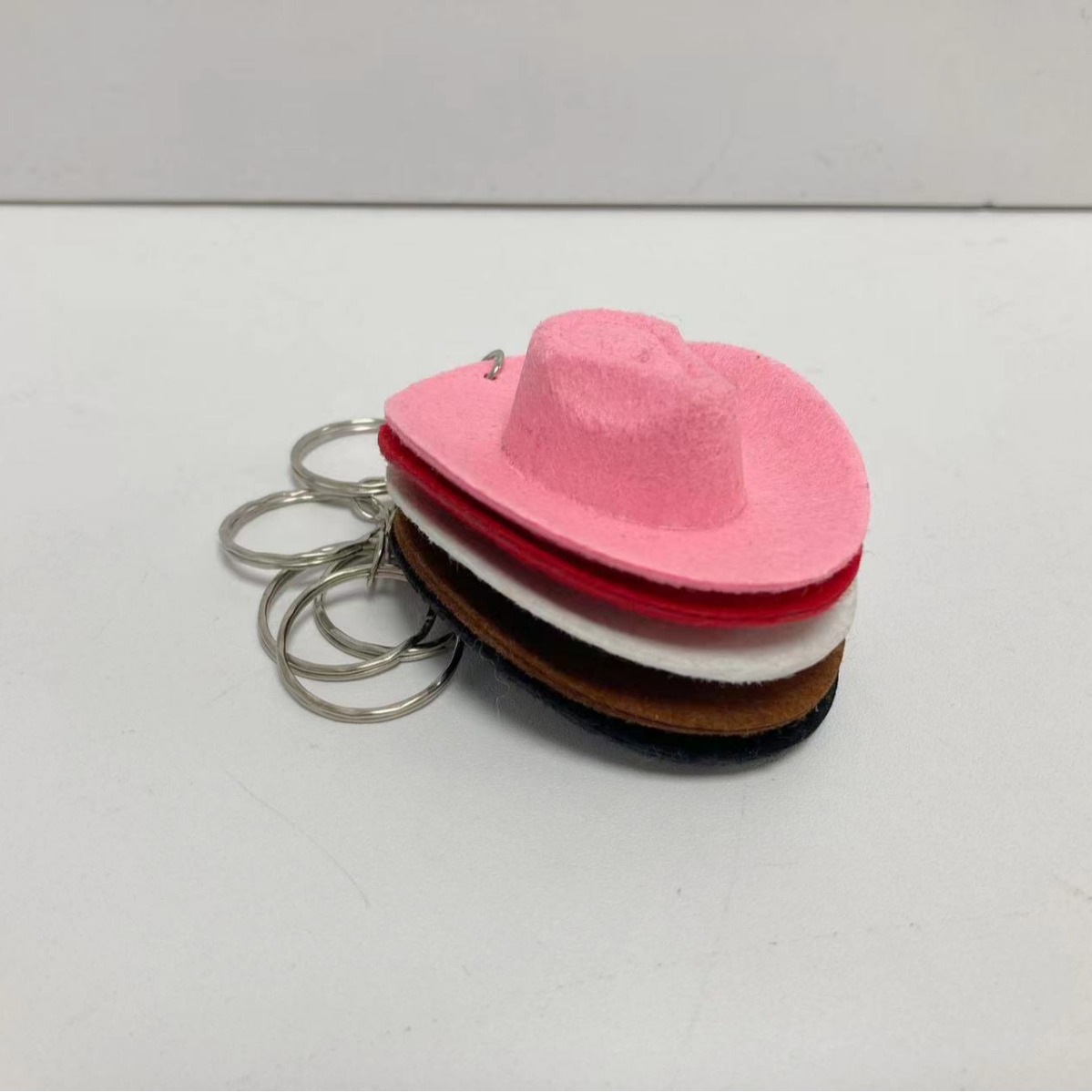 Hat Keychain Portable Pendant Bag Accessories Mini Cowboy Hat Keychain Cowboy Hat Bag Pendant