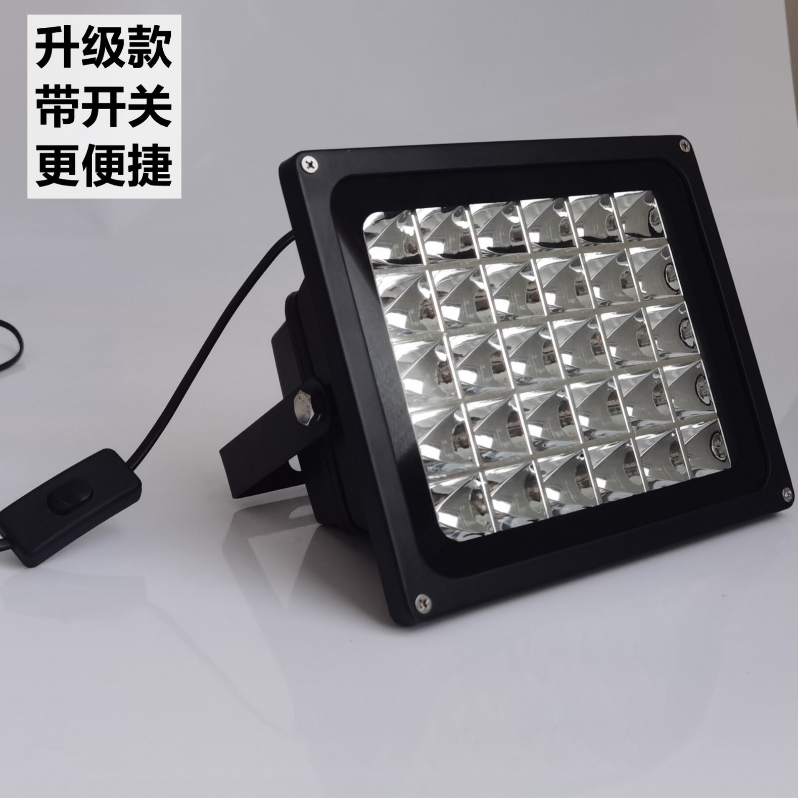 High-power UV UV shadowless 3D resin green oil 365nm glue drop print version car repair curing lamp US gauge