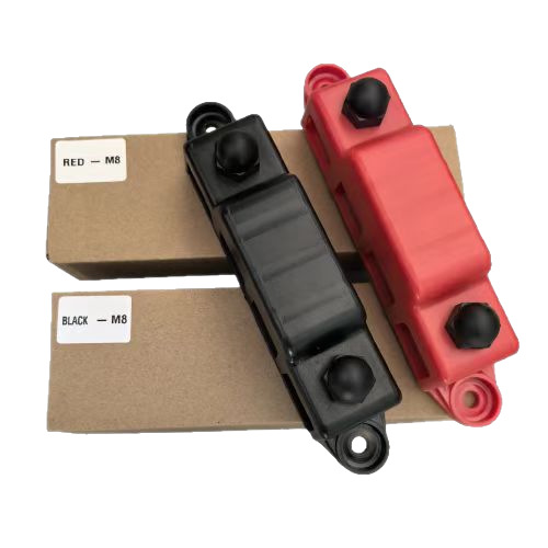 Factory Direct Supply Yacht RV 4-way M10 M8 High Current Connection Stud BUSBAR Pure Copper Power Distribution