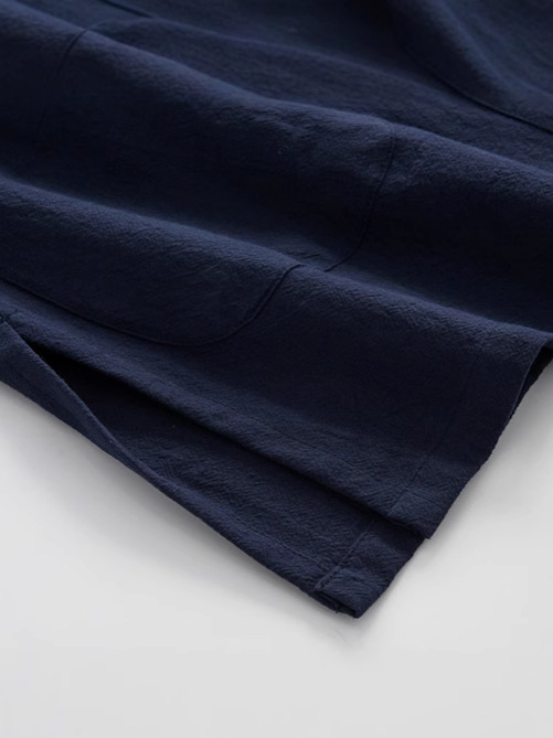 Tang Suit Men's Chinese Style Retro Trendy Brand Men's Spring and Autumn Cotton and Linen Long-sleeved Top Chinese Buddhist Style Hanfu Meditation Tea Suit