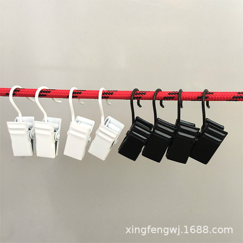 Curtain clip hook paint clip buckle accessories strong shower curtain clip load-bearing thick clip durable stainless steel