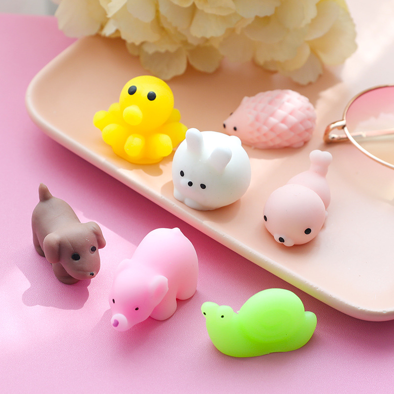 Super cute small ball pinch music decompression toy cute animal pinch ball decompression artifact children's hand pinch small toy