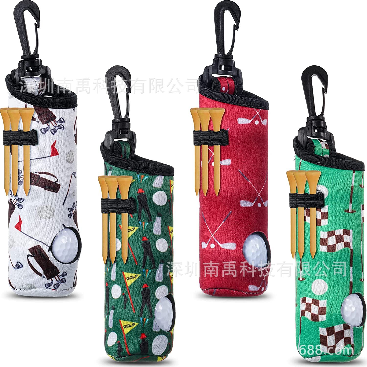 Factory wholesale diving material Golf Ball Cleaner Pouch