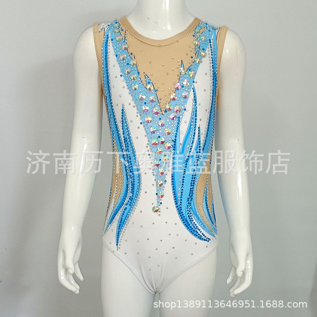 Yalin customized children's aerobics clothes happy gymnastics children's competitive gymnastics clothes training clothes practice clothes competition clothes