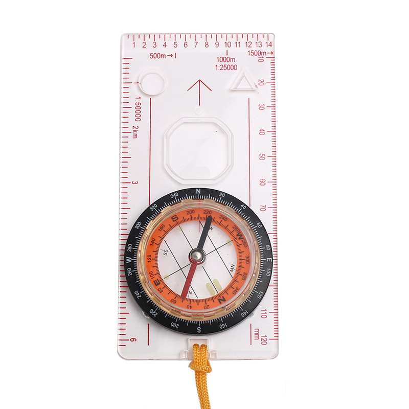 Factory DC45-5C outdoor compass multi-function north pointer survival map ruler supplies scale wholesale