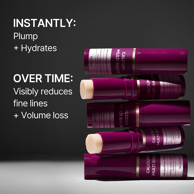 Cross-Border Spot Goods Anti-Wrinkle Firming Nourishing Eye Cream Stick Calcium Volume Multi Balm Popular Export Product