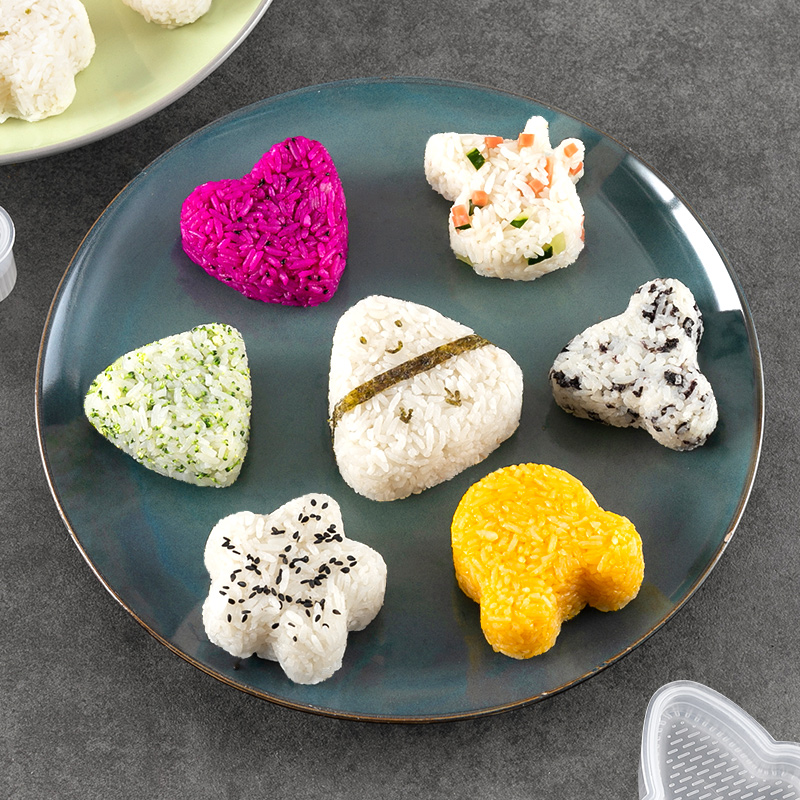 Thousand-Layer Rice Ball Mold Heart-Shaped DIY Warship Sushi Mold Baking Tool Multi-Layer Sushi Food Supplement Lunch Tool