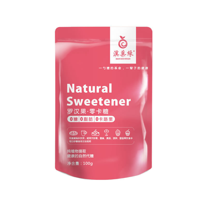 Luo Han Guo Sweetener Zero Calorie Sugar Small Bag Erythritol Food Grade Sugar Substitute 0 Calorie Sugar Coffee Mate 100g