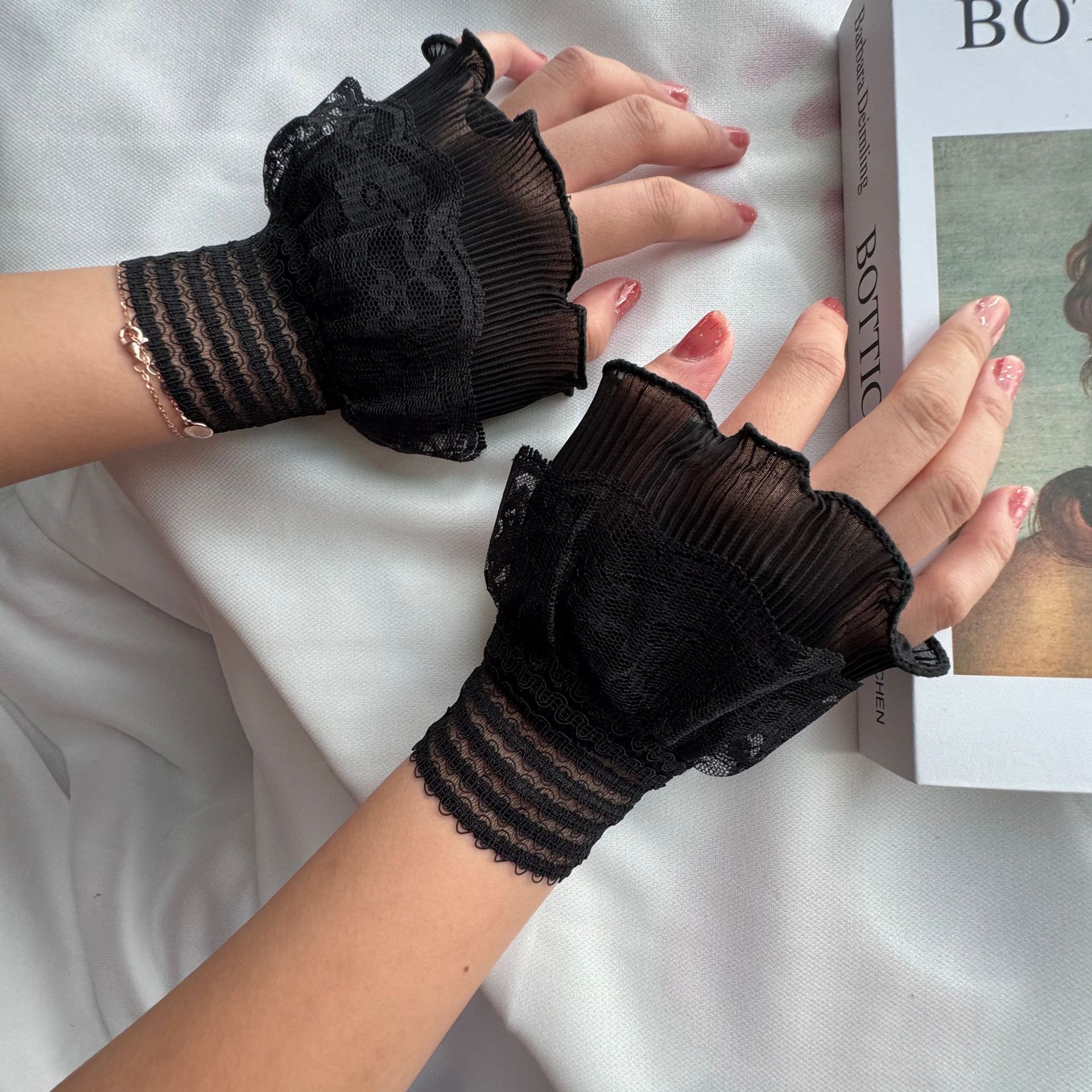 высококачественные кружевные фальшивые рукава женские весенние и осенние тонкие свитера аксессуары для запястья фальшивые манжеты