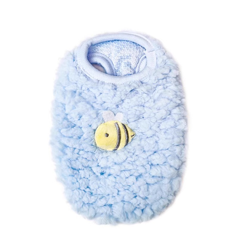 Pet Clothes for Small Pets, Winter Clothes with Fleece, Cute Rabbit Vest, Autumn and Winter Clothes for Teacup Dogs, Small Puppies, and Kittens