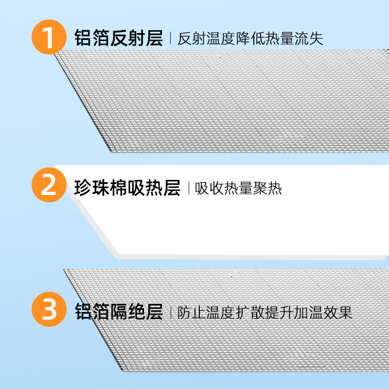 Aquarium fish tank thermal insulation material continuous heating pad thermal insulation film climbing pet fish tank silver reflective film anti-thermal film