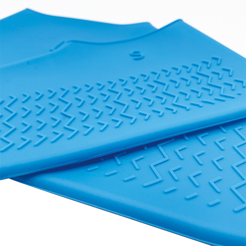 Factory Direct silicone shoe cover women's reusable high elastic outdoor waterproof non-slip mid-calf high rain shoe cover