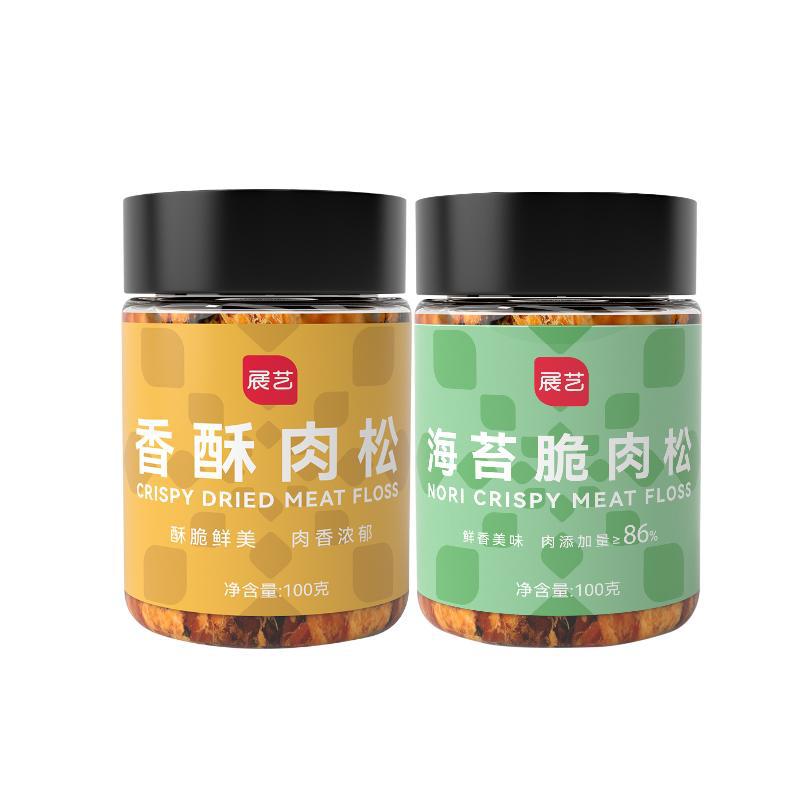 Zhanyi Crispy Pork Floss 100g Pork Floss Becks Cake Bread Sushi Special Egg Yolk Crispy Mooncake Baking Ingredients