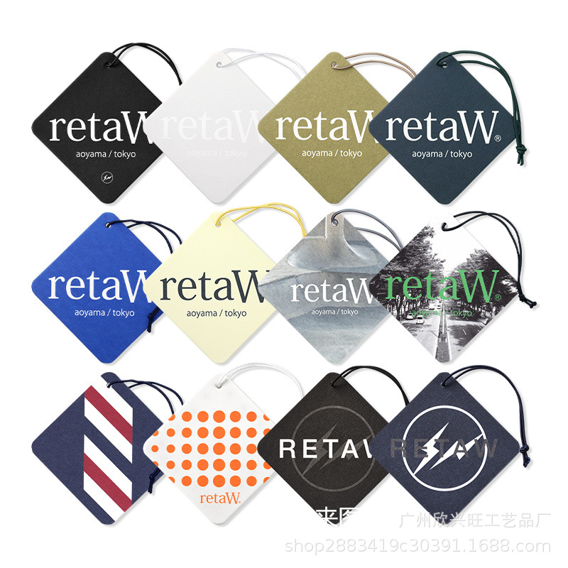 Заводская ароматическая карточка для автомобиля, ароматическая деталь, подвеска, картонная аромасаше, ароматерапия