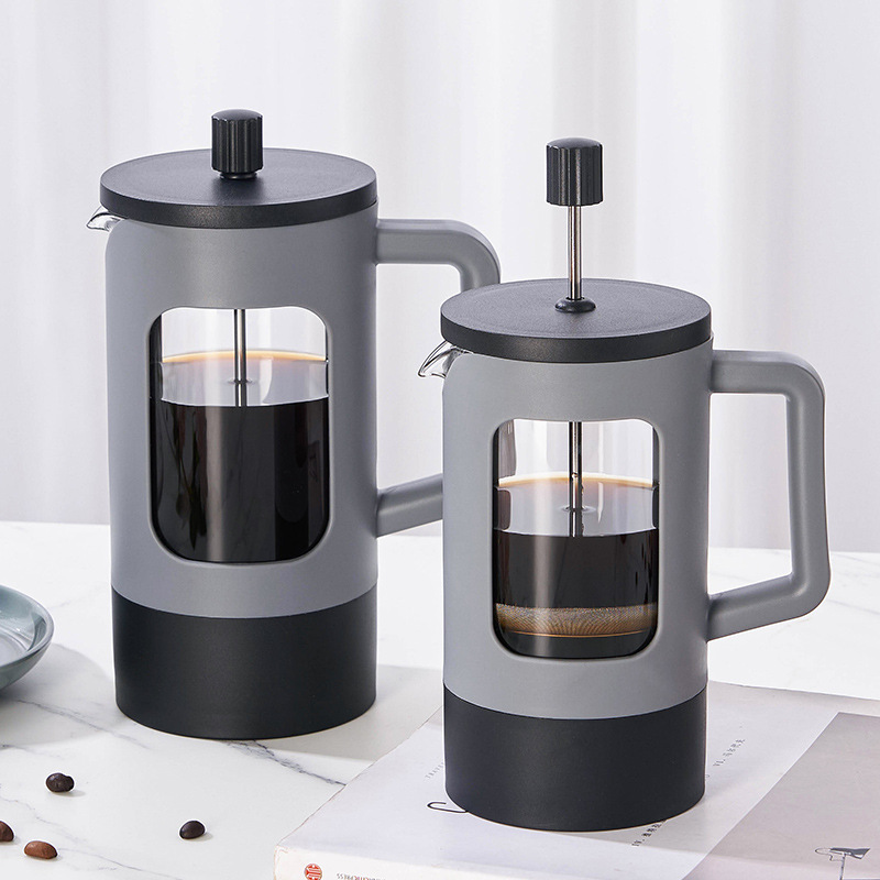 High Borosilicate Glass Pot Coffee Pot Office Home Coffee Appliances Pot Tea Pot French Filter Pot Hand Pot